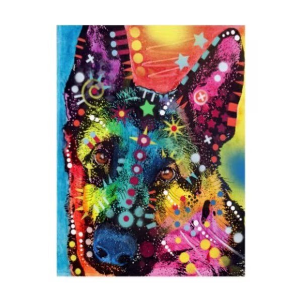 Dean Russo 'Shep' Canvas Art, 14x19, Trademark Fine Art, Mfr#: ALI46372-C1419GG